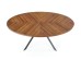 LOCARNO table, color: walnut / black DIOMMI V-CH-LOCARNO-ST