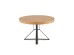 MERCY extension table, color: top - golden oak, legs - black DIOMMI V-CH-MERCY-ST