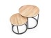OREO set of two c. tables DIOMMI V-CH-OREO-LAW-DĄB_SAN_REMO