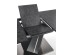 SALVADOR extension table, color: top - dark grey, legs - dark grey DIOMMI V-CH-SALVADOR-ST