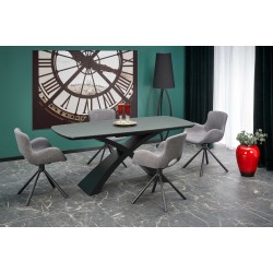 SILVESTRO table dark grey, leg black DIOMMI V-CH-SILVESTRO-ST