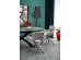 SILVESTRO table dark grey, leg black DIOMMI V-CH-SILVESTRO-ST