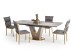 VALENTINO table light grey/gold DIOMMI V-CH-VALENTINO-ST
