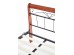 VERONICA bed 90 cm color: ant. cherry/black DIOMMI V-CH-VERONICA_90CM-LOZ