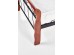 VERONICA bed 90 cm color: ant. cherry/black DIOMMI V-CH-VERONICA_90CM-LOZ