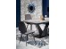 VINSTON extension table, color: top - dark grey / black, legs - black DIOMMI V-CH-VINSTON-ST