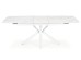 VIVALDI extension table white marble, leg white DIOMMI V-CH-VIVALDI-ST