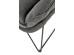 VOLKER leisure armchair dark grey/ black DIOMMI V-CH-VOLKER-FOT
