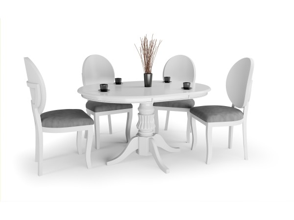 WILLIAM table color: white DIOMMI V-CH-WILLIAM-ST-BIAŁY