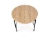 INFERNO extension table, color: natural oak / black DIOMMI V-PL-INFERNO-ST