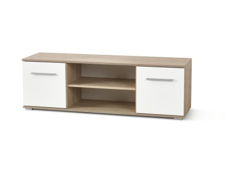 LIMA RTV1, color: sonoma oak / white DIOMMI V-PL-LIMA-RTV1-BIAŁY/SONOMA