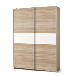LIMA S1, color: sonoma oak / white DIOMMI V-PL-LIMA-S1-BIAŁY/SONOMA