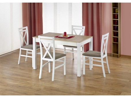 MAURYCY table color: sonoma oak / white DIOMMI V-PL-MAURYCY-ST-SONOMA/BIAŁY