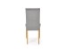 DIEGO 3 chair, color: quilted velvet Stripes - MONOLITH 85 DIOMMI V-PL-N-DIEGO_3-D.MIODOWY-MONOLITH85