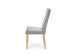 DIEGO 3 chair, color: quilted velvet Stripes - MONOLITH 85 DIOMMI V-PL-N-DIEGO_3-D.MIODOWY-MONOLITH85
