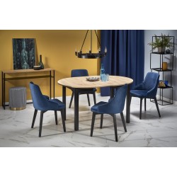 RINGO ext. table artisan oak / black DIOMMI V-PL-RINGO-ST-ARTISAN/CZARNY
