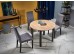 RINGO ext. table artisan oak / black DIOMMI V-PL-RINGO-ST-ARTISAN/CZARNY