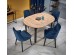 RINGO ext. table artisan oak / black DIOMMI V-PL-RINGO-ST-ARTISAN/CZARNY