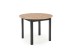 RINGO ext. table artisan oak / black DIOMMI V-PL-RINGO-ST-ARTISAN/CZARNY
