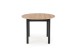 RINGO ext. table artisan oak / black DIOMMI V-PL-RINGO-ST-ARTISAN/CZARNY