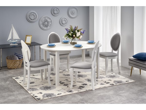 RINGO extension table, color: white DIOMMI V-PL-RINGO-ST-BIAŁY/BIAŁY