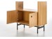 SMART REG-1 regal color: natural oak/black DIOMMI V-PL-SMART-REG-1