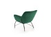 BELTON leisure chair color: dark green