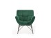 BELTON leisure chair color: dark green