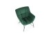 BELTON leisure chair color: dark green