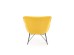 BELTON leisure chair color: yellow