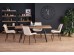 BERLIN extension table, walnut / black