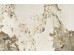 HILARIO extension table, white marble / black