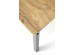 MILTON table + 4 chairs color: natural / black