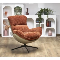 LOBSTER leisure chair color: cinnamon