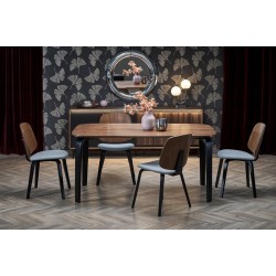 PEDRO table walnut / black