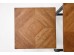 ELZA set of 2 coffee tables, walnut/black