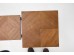 ELZA set of 2 coffee tables, walnut/black