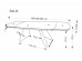 SALIX extension table,  travertine / cashmere