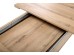 BRANDON extension table, wotan oak / black