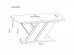 BRANDON extension table, wotan oak / black