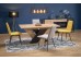 BRANDON extension table, wotan oak / black