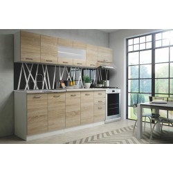 PERŁA 260 - SONOMA OAK/WHITE