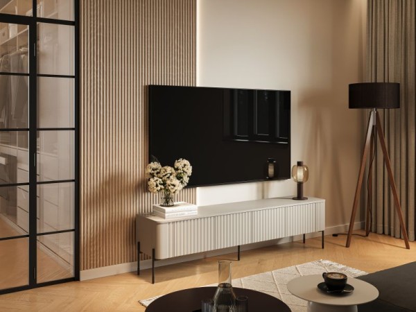 VERA TV stand 190 black ( 1 pcs. = 1 box )
