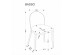 BASSO chair honey oak / CREMONA 96 (grey)