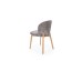 BASSO chair honey oak / CREMONA 96 (grey)