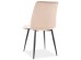 Επενδυμένη καρέκλα ύφασμιμι Chic 50x43x88 μαύρο/μπεζ βελούδο DIOMMI CHICVCBE