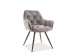 CHERRY VELVET CHAIR ΜΑΥΡΟ ΠΛΑΙΣΙΟ / ΓΚΡΙ BLUVEL14 DIOMMI CHERRYVCSZ