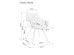CHERRY VELVET CHAIR ΜΑΥΡΟ ΠΛΑΙΣΙΟ / ΓΚΡΙ BLUVEL14 DIOMMI CHERRYVCSZ
