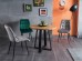 Επενδυμένη καρέκλα ύφασμιμι Chic 50x43x88 μαύρο/πράσινο βελούδο DIOMMI CHICVCZ78 Επενδυμένη καρέκλα ύφασμιμι Chic 50x43x88 μαύρο/πράσινο βελούδο DIOMMI CHICVCZ78