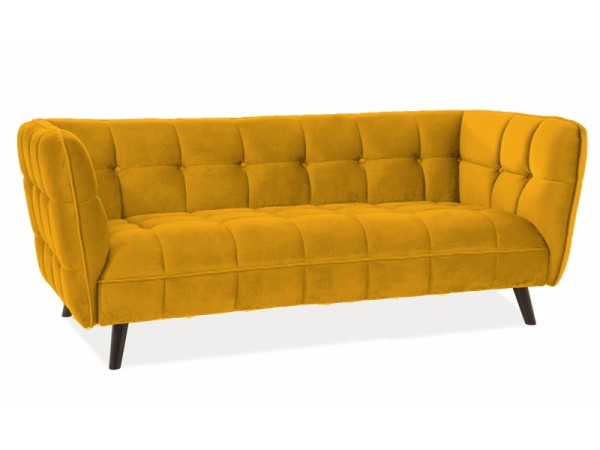 ΚΑΝΑΠΕ CASTELLO 3 VELVET CURRY BLUVEL 68 / WENGE DIOMMI CASTELLO3V68